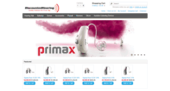 Desktop Screenshot of discountedhearing.net